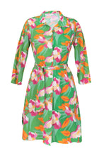 Load image into Gallery viewer, Product Front: Rio De Sol Chemise Green Bloom Chemise
