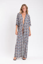 Load image into Gallery viewer, Model Front: Rio De Sol Vêtement De Plage Ikat Long Dress
