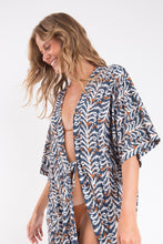 Load image into Gallery viewer, Image 06: Rio De Sol Vêtement De Plage Ikat Long Dress
