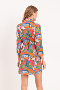 Model Back: Rio De Sol Vêtement De Plage Jungle Chemise