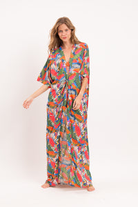 Model Front: Rio De Sol Vêtement De Plage Jungle Long Dress