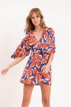 Load image into Gallery viewer, Image 04: Rio De Sol Mini Dress Leaves Mini Dress
