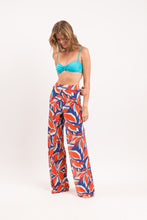 Load image into Gallery viewer, Image 04: Rio De Sol Pantalon De Plage Leaves Wide Pants
