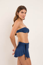Load image into Gallery viewer, Image 03: Rio De Sol Jupe De Page Mini Skirt Navy
