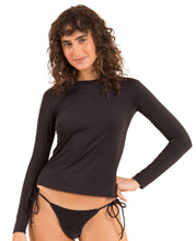 Load image into Gallery viewer, Gallery: Rio De Sol Haut Nero Rash-Guard
