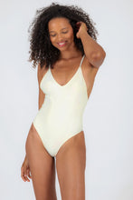 Load image into Gallery viewer, Model Front: Rio De Sol Une Pièce Off-White Hype
