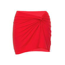 Load image into Gallery viewer, Product Front: Rio De Sol Jupe De Page Rouge Skirt-Knot
