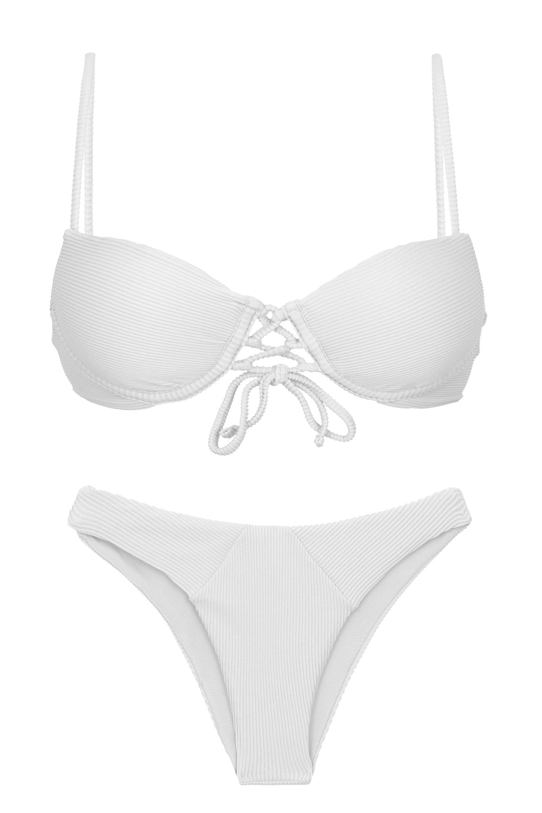 Product Front: Rio De Sol Ensemble Set Cotele-Branco Balconet-Pushup Lisboa