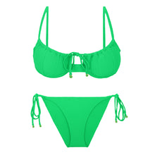 Load image into Gallery viewer, Product Front: Rio De Sol Ensemble Set Dots-Energy Balconet-Tie Ibiza-Comfy
