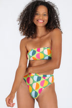 Load image into Gallery viewer, Gallery: Rio De Sol Ensemble Set Garden-City Bandeau-Reto Hotpant-Cos
