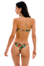 Load image into Gallery viewer, Model Back: Rio De Sol Ensemble Set Lis Bandeau-Pli Cheeky-Fixa
