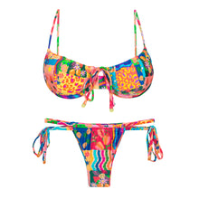 Load image into Gallery viewer, Product Front: Rio De Sol Ensemble Set Love-Trip Balconet-Tie Pipa
