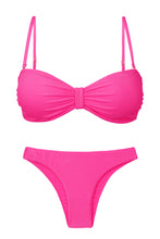 Load image into Gallery viewer, Product Front: Rio De Sol Ensemble Set Malibu-Rosa Bandeau-Duo Essential
