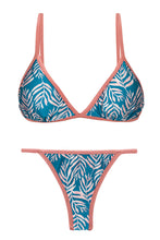 Load image into Gallery viewer, Product Front: Rio De Sol Ensemble Set Palms-Blue Tri-Fixo California
