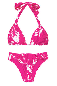 Product Front: Rio De Sol Ensemble Set Pink-Palms Mel