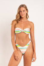 Load image into Gallery viewer, Model Front: Rio De Sol Ensemble Set Revelry Bandeau-Joy Cali
