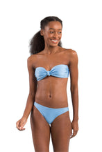 Load image into Gallery viewer, Image 04: Rio De Sol Ensemble Set Shimmer-Baltic-Sea Bandeau-Joy Essential

