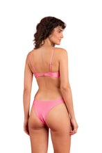 Load image into Gallery viewer, Model Back: Rio De Sol Ensemble Set Shimmer-Confetti Bandeau-Joy Essential
