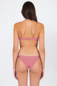 Model Back: Rio De Sol Ensemble Set Shimmer-Confetti Bandeau-Knot Essential