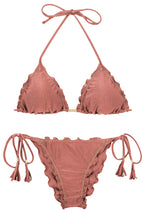 Load image into Gallery viewer, Product Front: Rio De Sol Ensemble Set Shimmer-Copper Frufru
