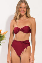 Load image into Gallery viewer, Gallery: Rio De Sol Ensemble Set Shimmer-Divino Twist Belted-High-Waist
