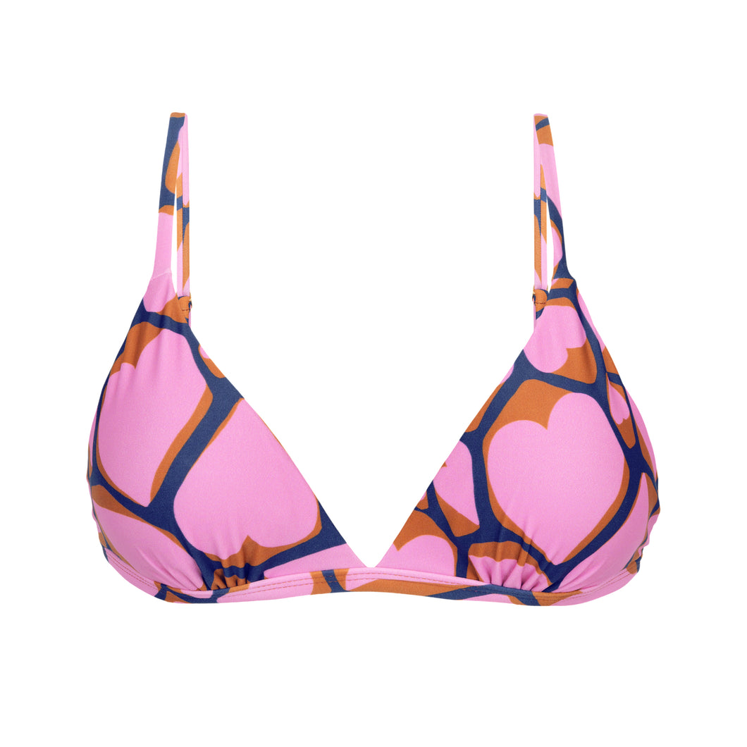 Product Front: Rio De Sol Haut Top Amore-Pink Tri-Fixo