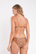 Load image into Gallery viewer, Model Back: Rio De Sol Haut Top Bouquet Balconet-Tie
