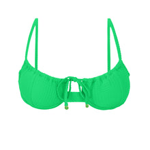 Load image into Gallery viewer, Product Front: Rio De Sol Haut Top Dots-Energy Balconet-Tie
