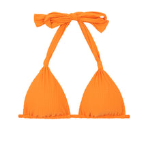 Load image into Gallery viewer, Product Front: Rio De Sol Haut Top Dots-Mango Mel
