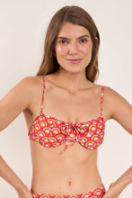 Load image into Gallery viewer, Gallery: Rio De Sol Haut Top Floral-Scales Balconet-Tie
