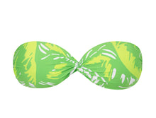 Load image into Gallery viewer, Product Front: Rio De Sol Haut Top Green-Palms Twist
