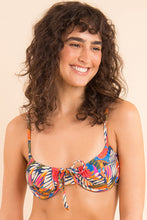 Load image into Gallery viewer, Gallery: Rio De Sol Haut Top Jungle Balconet-Tie
