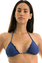 Load image into Gallery viewer, Gallery: Rio De Sol Haut Top Kiwanda Denim Frufru
