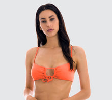 Load image into Gallery viewer, Model Front: Rio De Sol Haut Top Light-Peach Mila
