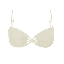 Load image into Gallery viewer, Product Front: Rio De Sol Haut Top Malibu-Natural Bandeau-Iris
