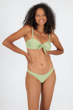 Load image into Gallery viewer, Model Front: Rio De Sol Haut Top Oliva Bandeau-No
