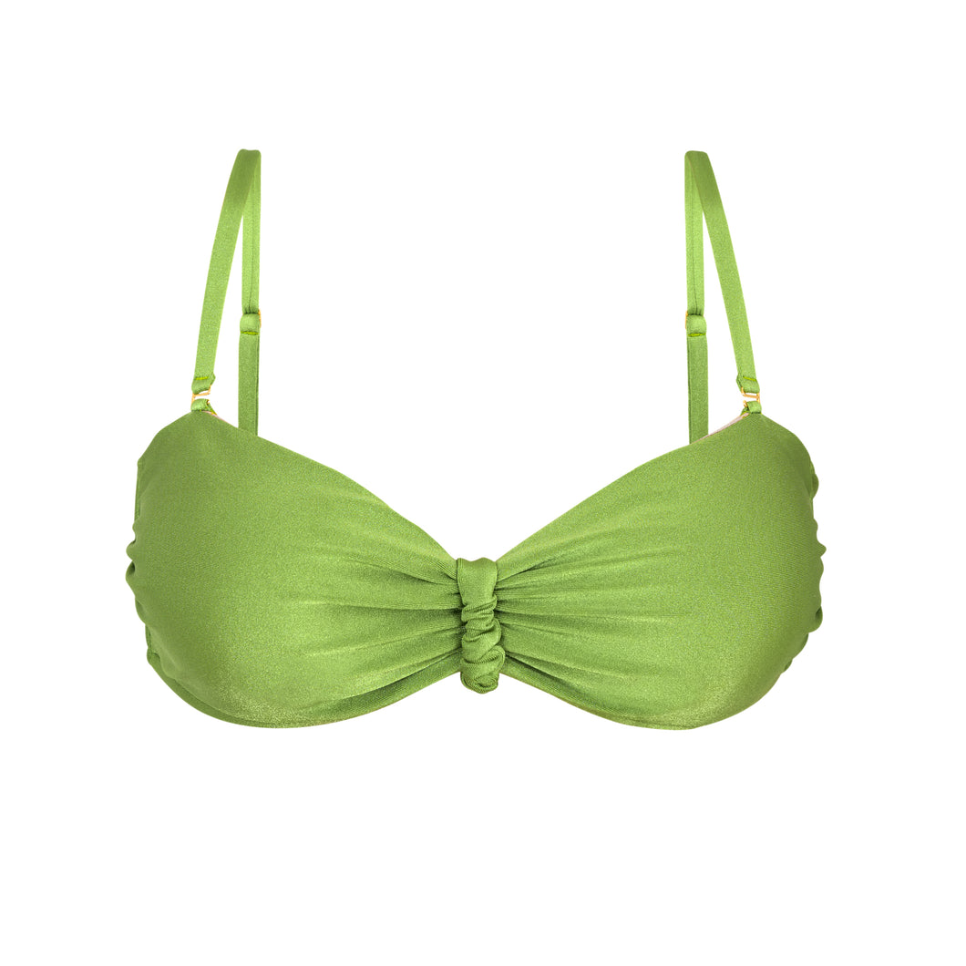 Product Front: Rio De Sol Haut Top Shimmer-Botanica Bandeau-Crispy