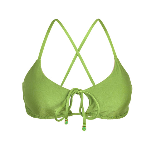 Product Front: Rio De Sol Haut Top Shimmer-Botanica Tank-Tie
