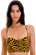 Load image into Gallery viewer, Gallery: Rio De Sol Haut Top Wild-Orange Balconet-Anna

