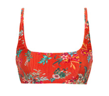 Load image into Gallery viewer, Product Front: Rio De Sol Haut Top Wildflowers Bra-Sport
