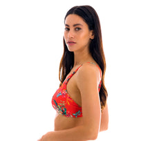Load image into Gallery viewer, Image 08: Rio De Sol Haut Top Wildflowers Bra-Sport
