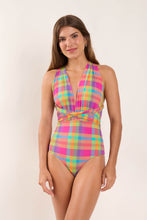Load image into Gallery viewer, Model Front: Rio De Sol Une Pièce Tulip-Garden Marina
