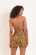 Load image into Gallery viewer, Model Back: Rio De Sol Jupe De Page Wild-Orange Skirt-Knot
