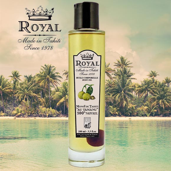 Royal Monoi Tamanu 15% 100 ML + Seed Glass Bottle