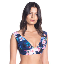 Load image into Gallery viewer, Model Front: Saha Haut Top Sierra Floral Night
