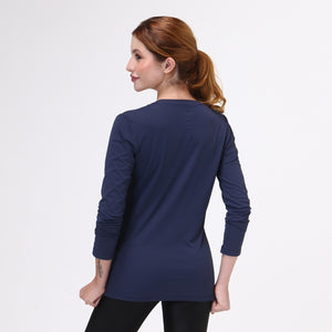 Sport Fit Women ML Marinho UPF50+