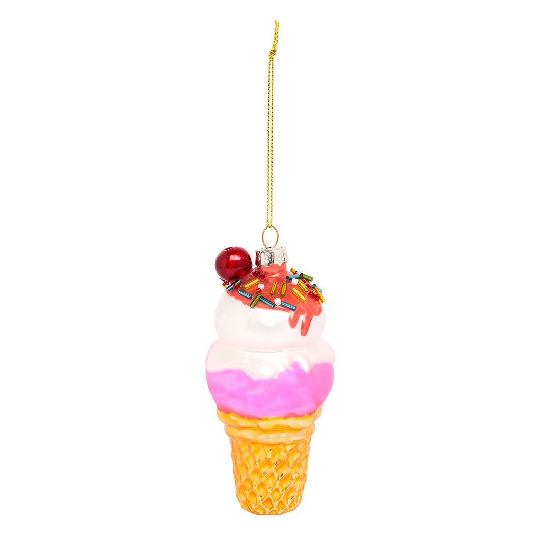 Product Front: Sunnylife Fête Festive Ornament Ice Cream