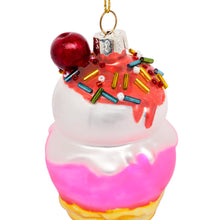 Load image into Gallery viewer, Product Back: Sunnylife Fête Festive Ornament Ice Cream

