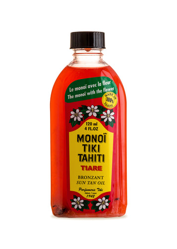 Product Front: Tiki Solaire Monoï Tiki Tiaré Solaire Indice 3 120Ml