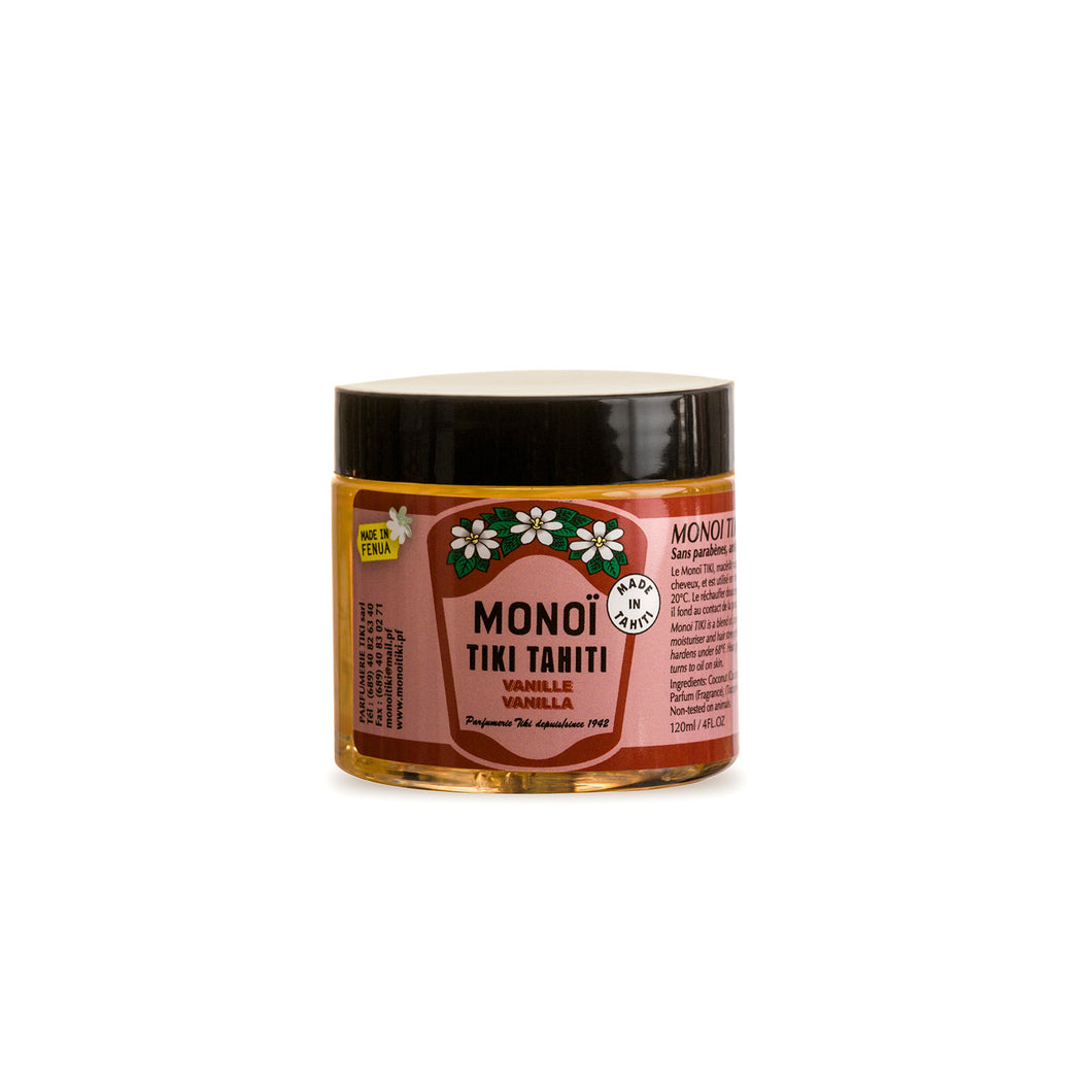 Product Front: Tiki Solaire Monoi Tiki Vanille Pot 120Ml